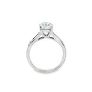 Lab Grown Platinum Diamond Engagement Ring