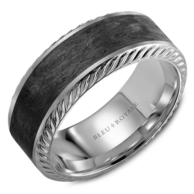 Bleu Royale "Distinct" Men's Wedding Band