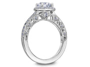 Scott Kay "Heaven's Gates" Halo Engagement Ring