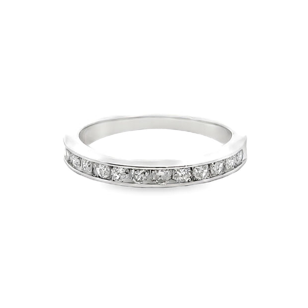 White Gold Diamond Wedding Band