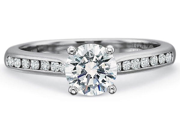 Precision Set Diamond Engagement Ring