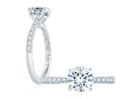 A. JAFFE Diamond Engagement Ring