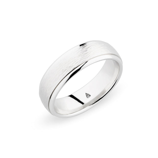 Christian Bauer White Gold Men's Wedding Band