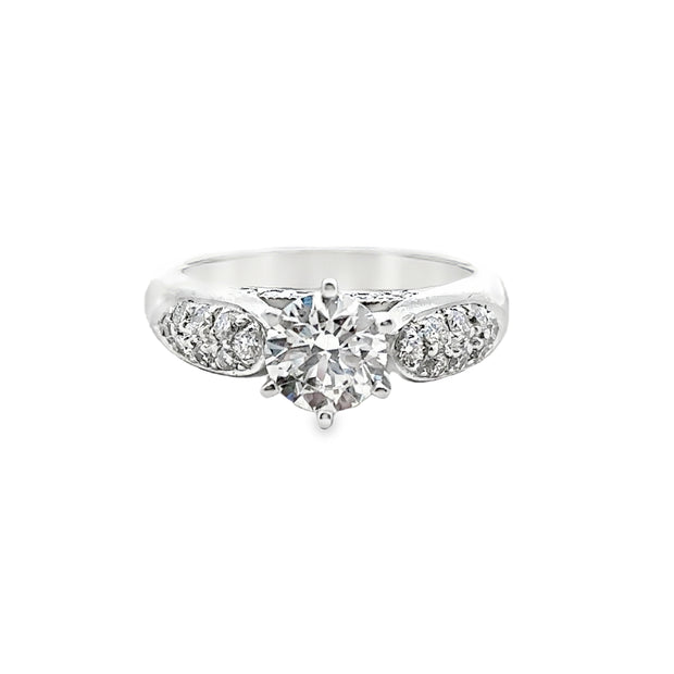 Lab Grown Platinum Diamond Engagement Ring