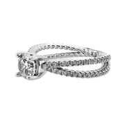 White Gold Diamond Engagement Ring