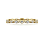 GABRIEL & CO "Stackable" Wedding Band