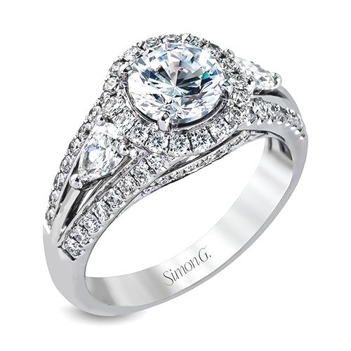 Simon G. "Passion" Halo Engagement Ring
