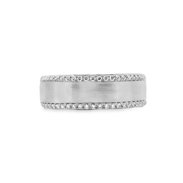 A. JAFFE Men's Diamond Wedding Band