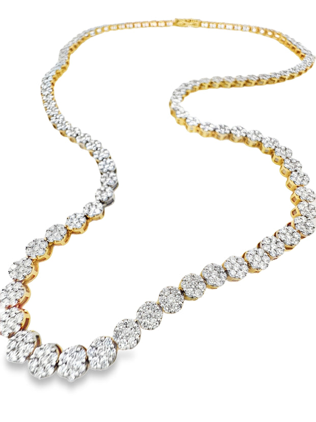Yellow Gold Diamond Fashion Necklace
