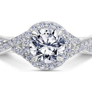 Scott Kay "Namaste" Halo Engagement Ring