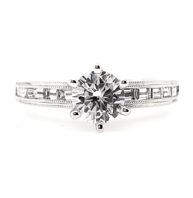 White Gold Diamond Engagement Ring