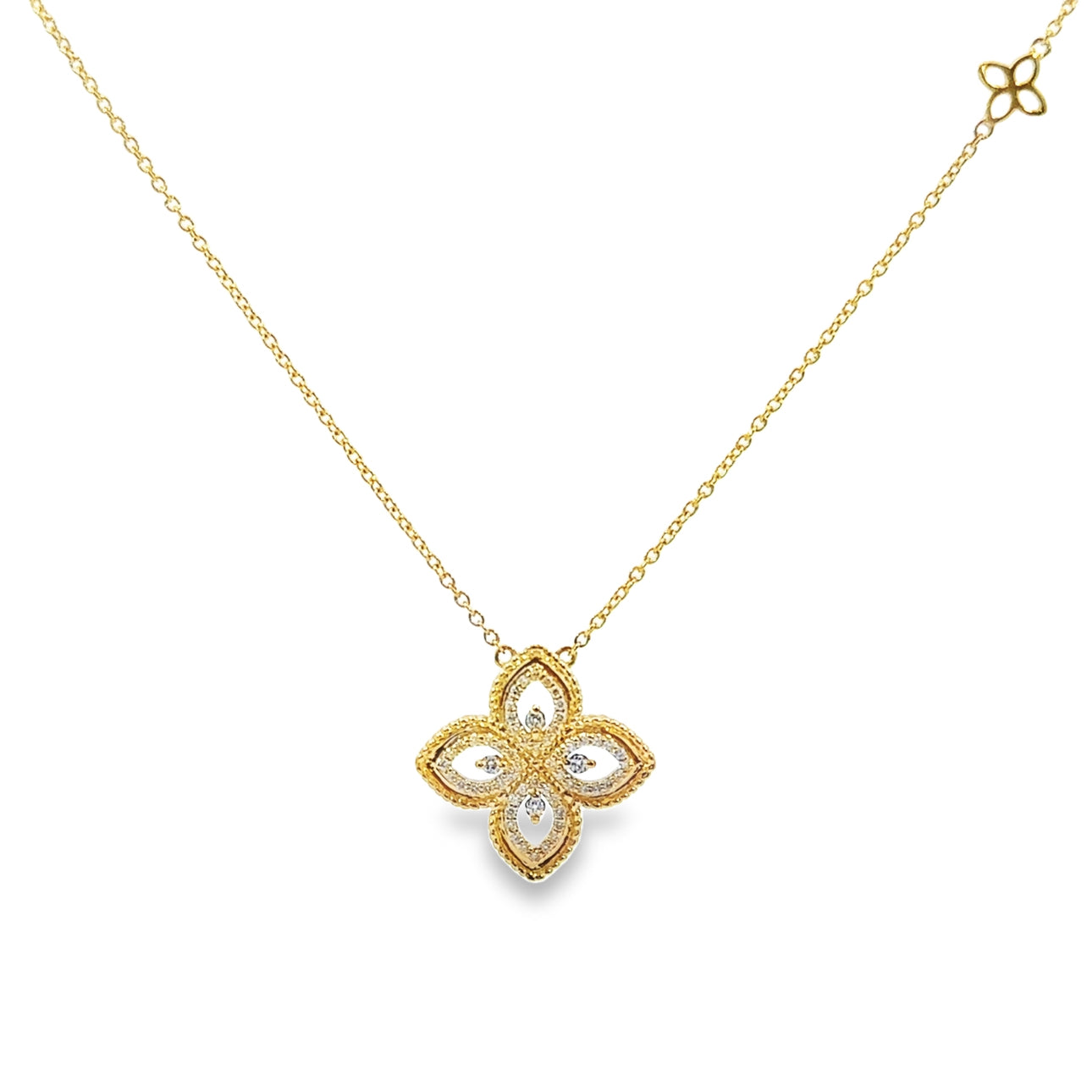 Yellow Gold Diamond Fashion Necklace