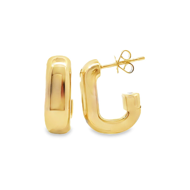 Yellow Gold Fashion Earrings
