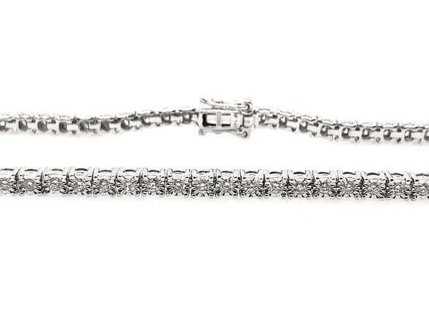 White Gold 1.00 Cttw. Diamond Tennis Bracelet
