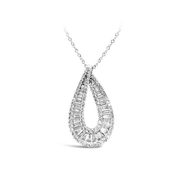 White Gold Diamond Fashion Pendant