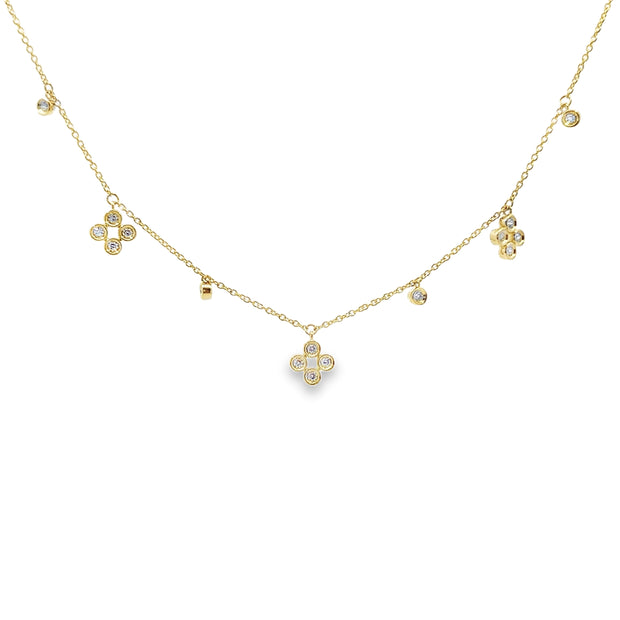 Yellow Gold Diamond Fashion Necklace