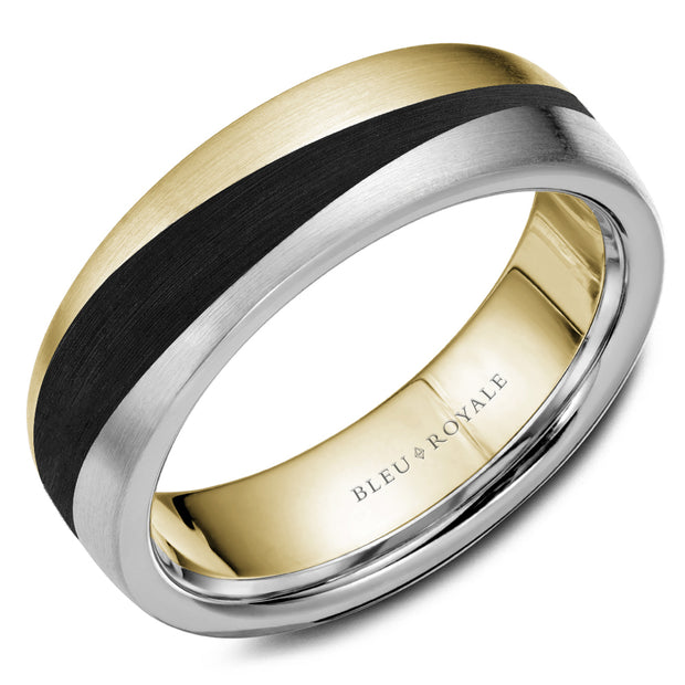 Bleu Royale "Distinct" Men's Wedding Band