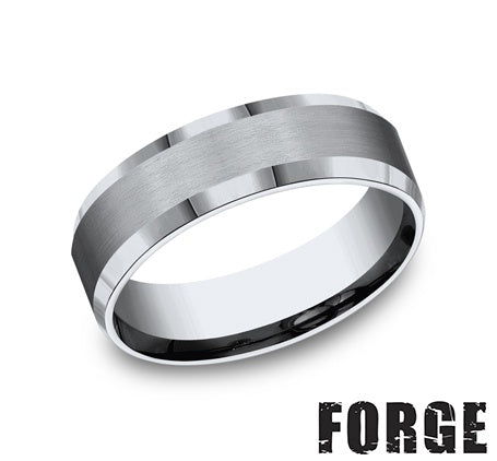 Benchmark Titanium Men's Wedding Band