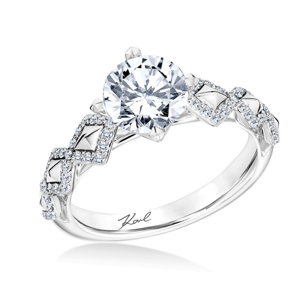 Karl Lagerfeld Diamond Engagement Ring