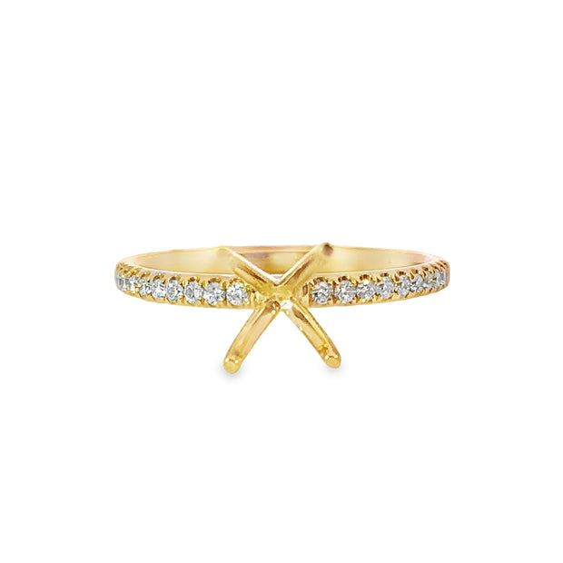 Yellow Gold Diamond Engagement Ring