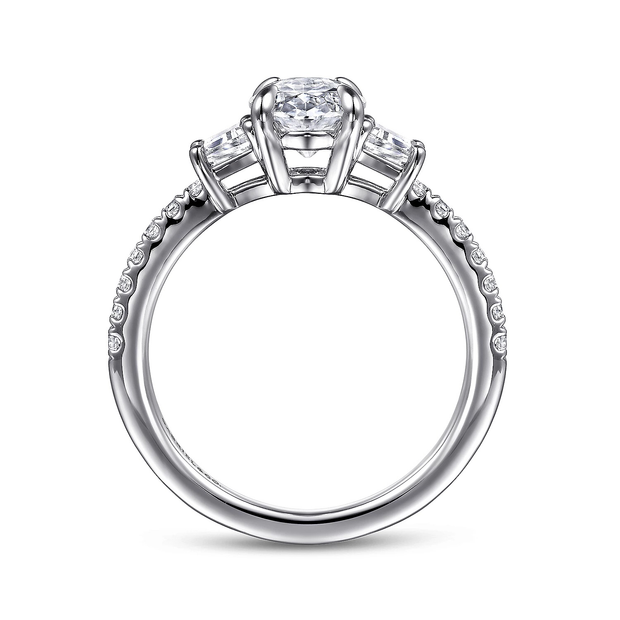 GABRIEL & CO "Contemporary" Engagement Ring