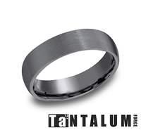 Benchmark Tantalum Men's Wedding Band