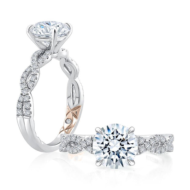 A. JAFFE Diamond Engagement Ring