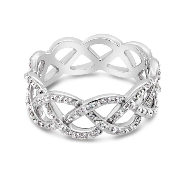 White Gold Diamond Fashion Band