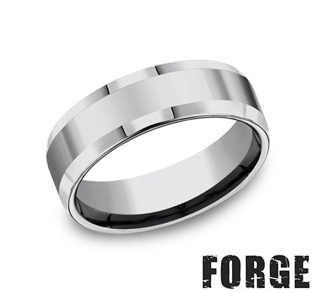 Benchmark Tungsten Men's Wedding Band