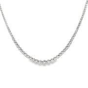 White Gold Diamond Rivera 16" Tennis Necklace