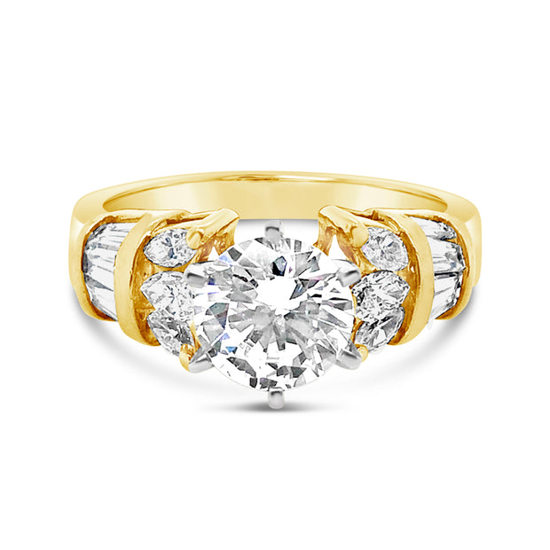 Yellow Gold Diamond Engagement Ring