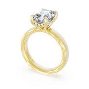 Lab Grown Radiant Cut Yellow Gold Diamond Tacori Engagement Ring