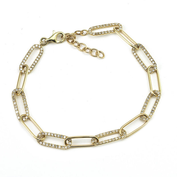 Yellow Gold Diamond Fashion Bracelet