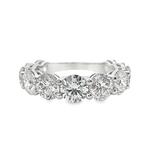 Lab Grown White Gold Diamond Wedding Band