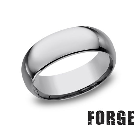 Benchmark Tungsten Men's Wedding Band