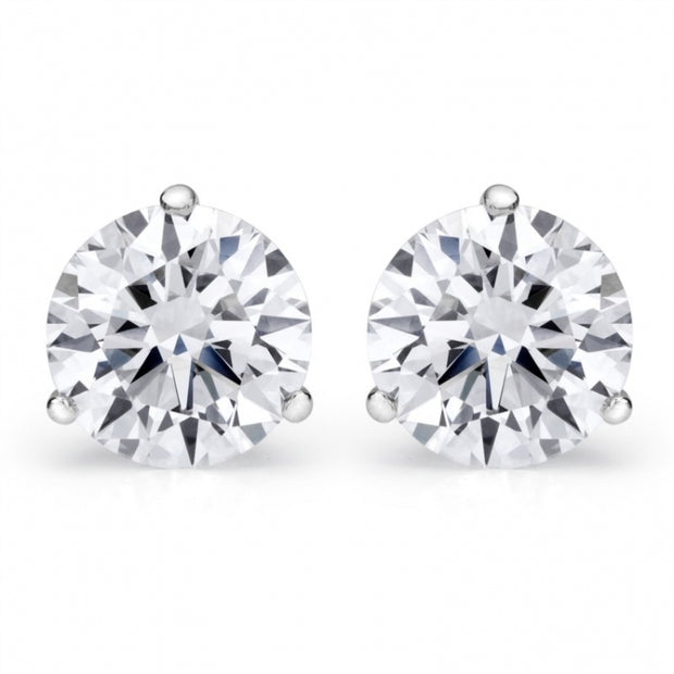0.24 Cttw. White Gold Diamond Solitaire Earrings