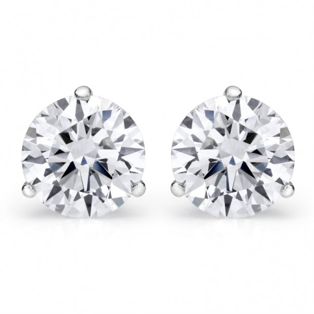 0.22 Cttw. White Gold Diamond Solitaire Earrings