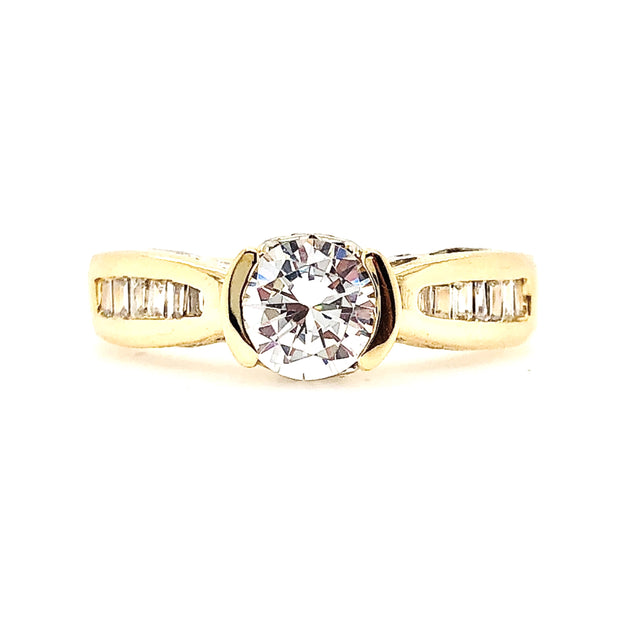 Yellow Gold Diamond Engagement Ring