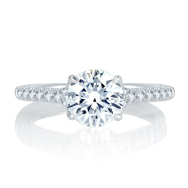 A. JAFFE Diamond Engagement Ring