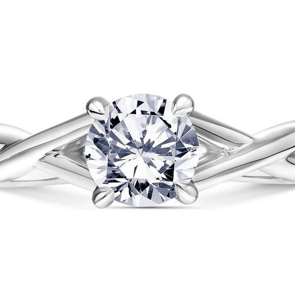 Scott Kay "Namaste" Solitaire Engagement Ring