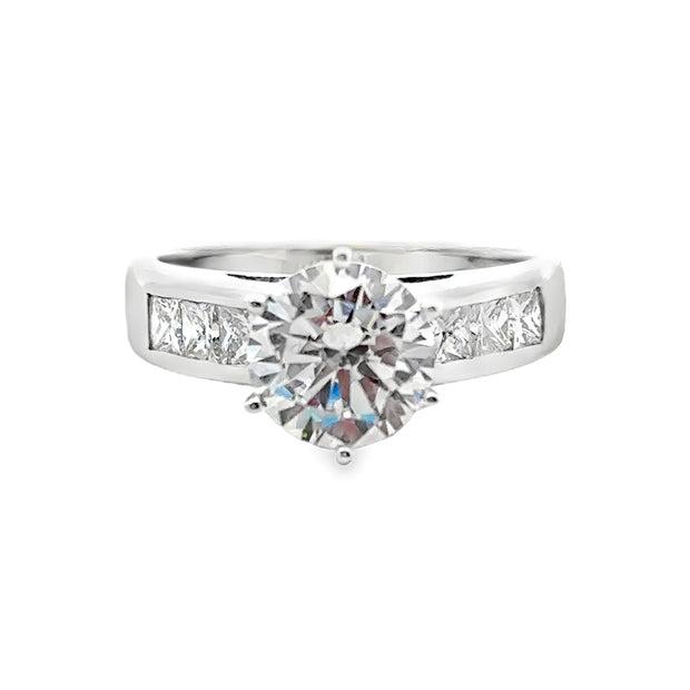 White Gold Diamond Engagement Ring