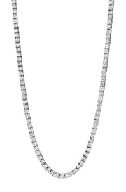 Lab Grown 7.00 Cttw. White Gold Diamond Tennis Necklace