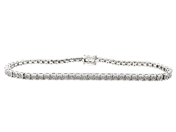 White Gold 1.00 Cttw. Diamond Tennis Bracelet