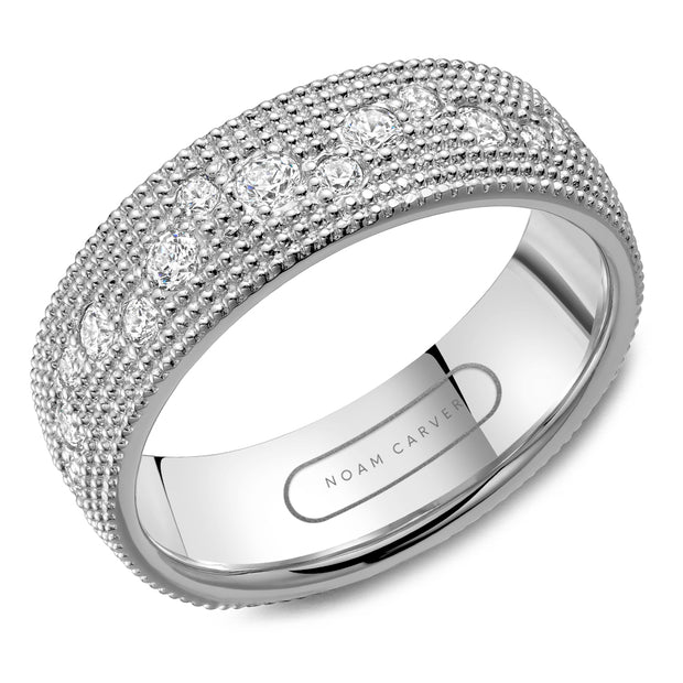 Noam Carver Men's "Bridal" Wedding Band