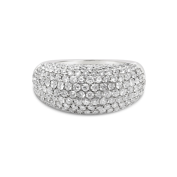 White Gold Diamond Fashion Ring