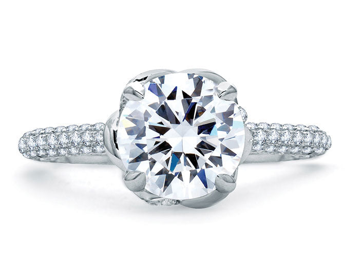 A. JAFFE Diamond Engagement Ring