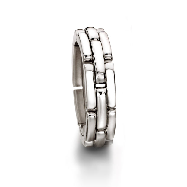 Furrer Jacot White Gold Men's Wedding Band