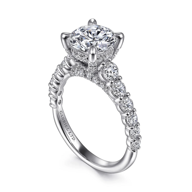 GABRIEL & CO "Classic" Engagement Ring