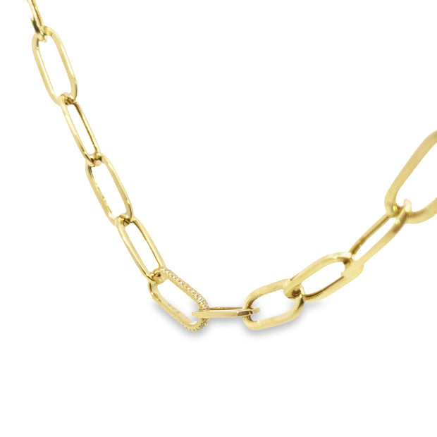 Yellow Gold Diamond Fashion Necklaces