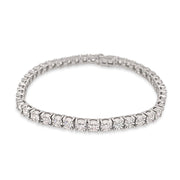 White Gold 5.02 Cttw. Diamond Tennis Bracelet